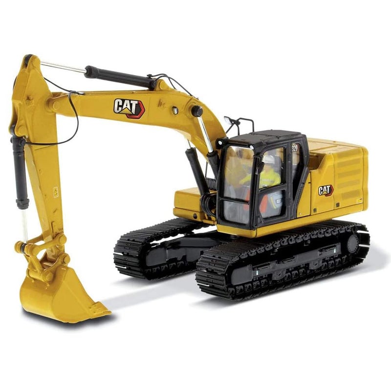 Diecast Masters ديكاست ماسترز 1/50 حفار هيدروليكي كاتربيلر 320 عالي التفاصيل - سلسلة هاي لاين 85569 - Image 1